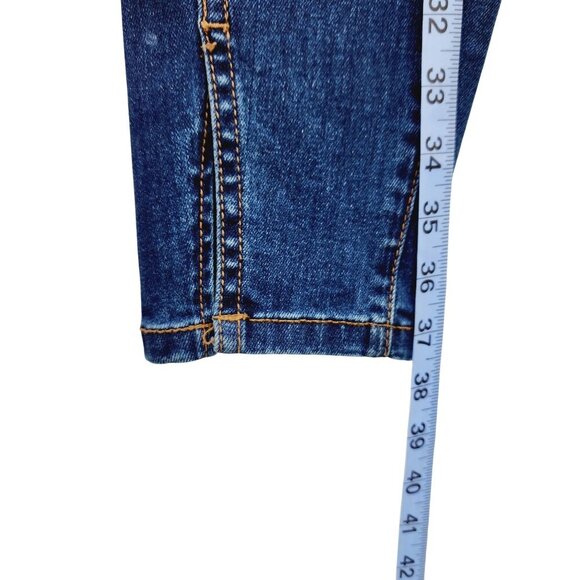 Pilcro And The Letterpress By Anthropologie Mid Rise Skinny Jeans Size 29 blue - Picture 13 of 15